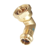 Copper Press Female Elbow Swivel